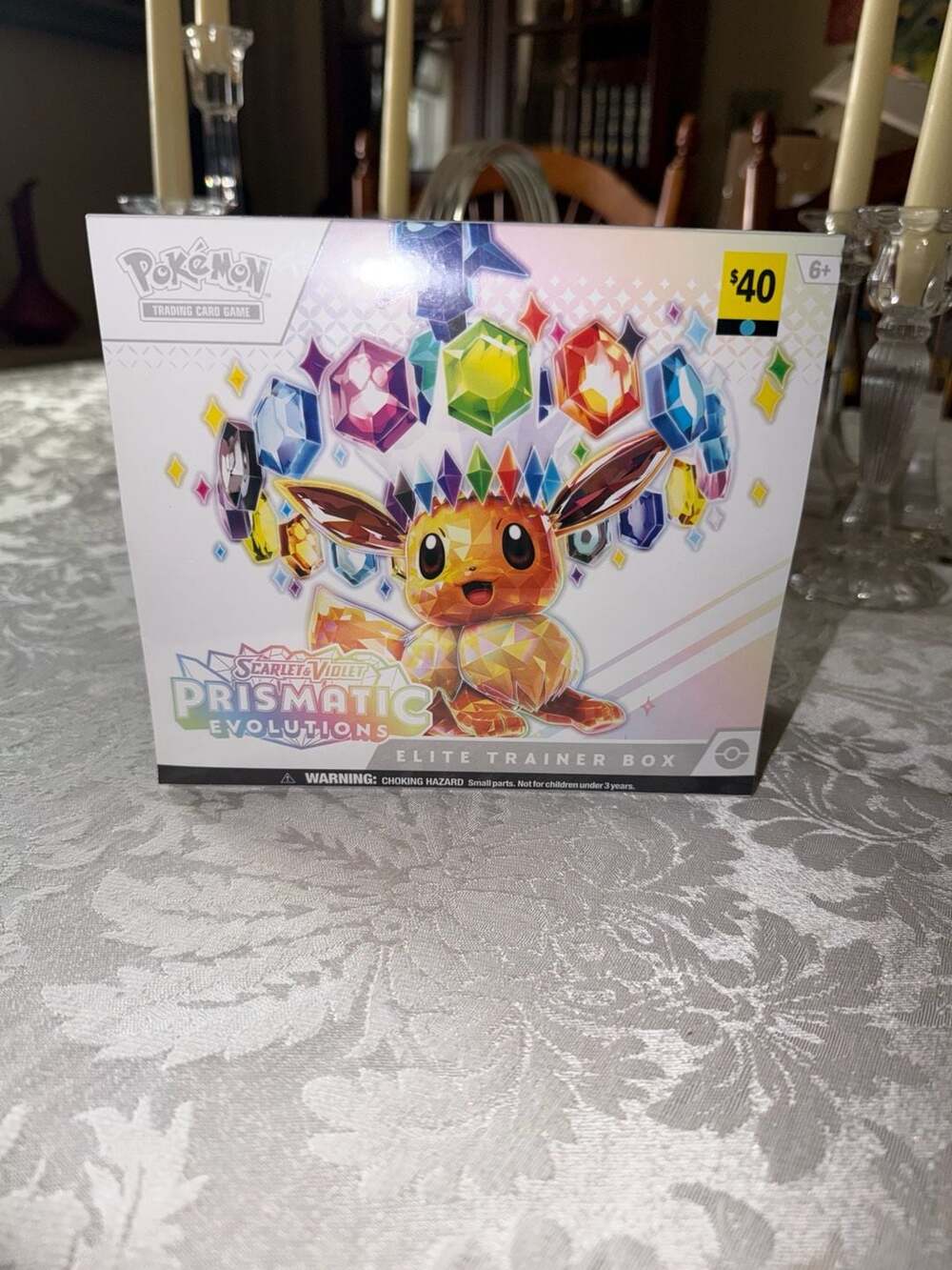 Pokemon TCG Scarlet & Violet Prismatic Evolutions Elite Trainer Box